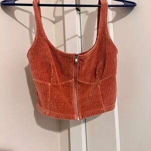 Forever21 Zipper Top